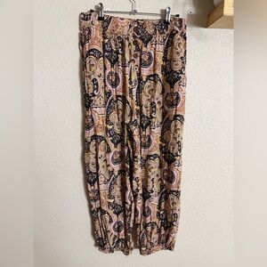 Anthropologie Multicolor Paisley pants